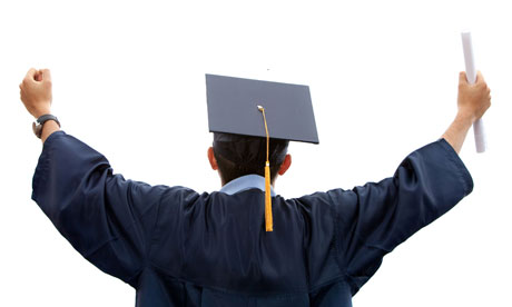 student graduating